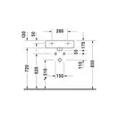 Раковина Duravit Vero 50х47 см (0454500027) фото 3 Aquada.com.ua