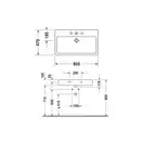 Раковина Duravit Vero 80х47 см (0454800000) фото 3 Aquada.com.ua
