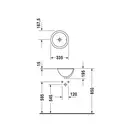 Встраиваемая раковина Duravit Architec d=35.5 см, с переливом (0473340031) фото 4 Aquada.com.ua
