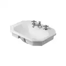 Встраиваемая раковина Duravit 1930 580 х 470 мм (3 отверстия для смесителя) (0476580030) фото 1 Aquada.com.ua
