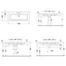 Раковина для мебели Duravit 2nd floor 120х50,5 см (0491120000) фото 3 Aquada.com.ua