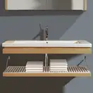 Раковина для мебели Duravit 2nd floor 120x50.5 см (шлифованный) (0491120027) фото 2 Aquada.com.ua