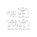 Раковина для мебели Duravit 2nd floor 60x43 см (0491600060) фото 2 Aquada.com.ua