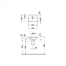 Раковина Duravit DuraStyle 45х33,5 см (0708450000) фото 3 Aquada.com.ua