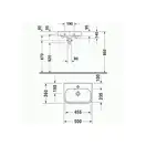 Раковина Duravit Happy D.2 - 50х36 см (0710500000) фото 2 Aquada.com.ua