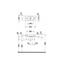 Раковина подвесная Duravit Happy D.2 50 х 22 см (отв. для смесителя слева) (0711500009) фото 2 Aquada.com.ua