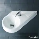 Подвесной умывальник Duravit Architec, чаша слева (0764650000) фото 2 Aquada.com.ua