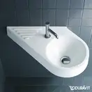 Подвесной умывальник Duravit Architec, чаша справа (0765650000) фото 2 Aquada.com.ua