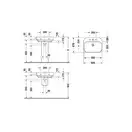 Раковина Duravit Happy D.2 60х47,5 см (2316600000) фото 2 Aquada.com.ua