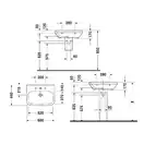 Раковина подвесная Duravit DuraStyle 60 х 44 см (2319600000) фото 5 Aquada.com.ua