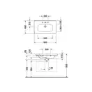 Раковина Duravit DuraStyle 80х48 см (2320800000) фото 2 Aquada.com.ua
