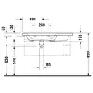 Раковина для мебели Duravit DuraStyle 100 х 48 см (2326100000) фото 3 Aquada.com.ua