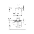 Раковина для мебели Duravit DuraStyle 80 х 48 см (2326800000) фото 3 Aquada.com.ua