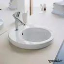 Раковина встраиваемая в столешницу Duravit Starck 2 Ø 480 мм (2327480000) фото 2 Aquada.com.ua