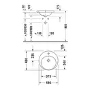 Раковина встраиваемая в столешницу Duravit Starck 2 Ø 480 мм (2327480000) фото 4 Aquada.com.ua