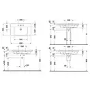 Раковина Duravit P3 Comforts 85х49,5 см (2332850000) фото 3 Aquada.com.ua