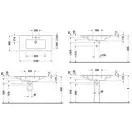 Раковина мебельная Duravit Me by Starck 63 x 49 см (2336630000) фото 2 Aquada.com.ua