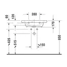Раковина для мебели Duravit DuraStyle 63,5 х 40 см (2337630000) фото 3 Aquada.com.ua
