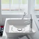 Раковина накладная на столешницу Duravit Cape Cod 46 х 46 см (2340460000) фото 2 Aquada.com.ua