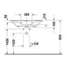 Раковина мебельная Duravit Viu 83 х 49 см (2344830000) фото 4 Aquada.com.ua