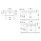 Раковина подвесная / для мебели Duravit Vero Air 80 х 47 см (2350800027) фото 2 Aquada.com.ua