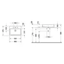 Раковина накладная на столешницу Duravit Vero Air 60 х 47 см (2352600000) фото 2 Aquada.com.ua