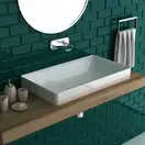 Раковина накладная на столешницу Duravit DuraSquare 60 х 34,5 см (2355600000) фото 4 Aquada.com.ua