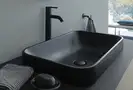 Раковина накладная на столешницу Duravit Happy D.2 Plus 60 х 40 см, антрацит (2359601300) фото 2 Aquada.com.ua