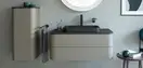 Раковина накладная на столешницу Duravit Happy D.2 Plus 60 х 40 см, антрацит (2359601300) фото 3 Aquada.com.ua