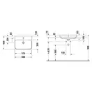Раковина накладная на столешницу Duravit Happy D.2 Plus 60 х 46 см, антрацит матовый (2360601360) фото 2 Aquada.com.ua