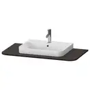 Консоль с 1 одним вырезом Duravit Happy D.2 Plus 100 х 55 см, орех брашированный (HP031E06969) фото 1 Aquada.com.ua