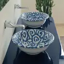 Раковина накладная на столешницу Flaminia Boll Deco Ø 42 х h14,5 см (BL42L DECO) фото 1 Aquada.com.ua