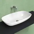 Раковина накладная на столешницу Flaminia Nuda Slim 75 х 43 х h14,5 см (ND75A) фото 1 Aquada.com.ua