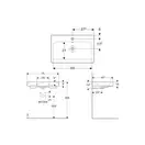 Geberit Icon Раковина 75х48,5 см, біла (124075000)
