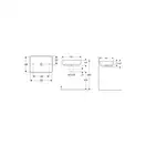 Geberit VariForm Раковина накладная 55x40 см, белая (500.779.01.2)