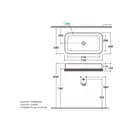 Раковина накладная на столешницу Globo Stone72х40 см (SS024.BI) фото 3 Aquada.com.ua