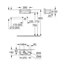Мини-раковина Grohe Euro Ceramic 37 х 18 см, с покрытием PureGuard (3932700H) фото 2 Aquada.com.ua