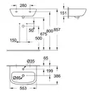 Умивальник підвісний Grohe Bau Ceramic 55 (39440000)
