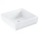 Раковина накладная на столешницу Grohe Cube Ceramic 40 х 40 см (3948200H) фото 1 Aquada.com.ua