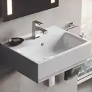 Умивальник підвісний Grohe Cube Ceramic 455х350 мм, білий (3948300H)