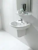 Раковина подвесная 55 х 44 см Laufen Pro (H8109510001041) фото 4 Aquada.com.ua