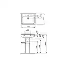 Раковина подвесная 65 х 48 см Laufen Pro (H8189530001041)