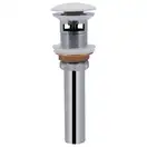 Раковина для підлоги Qtap Crow з донним клапаном QT0511G315W