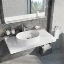 Раковина накладная на столешницу Ravak Ceramic Slim O 55 х 37 см (XJX01155001) фото 3 Aquada.com.ua