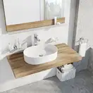 Раковина накладная на столешницу Ravak Ceramic Slim O 55 х 37 см (XJX01155001) фото 4 Aquada.com.ua