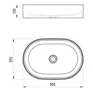 Ravak Ceramic Slim O Раковина накладная, белая (XJX01155001)