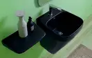 Раковина подвесная Simas Baden Baden 45 х 40 см, чёрный матовый (BB13F87) фото 2 Aquada.com.ua