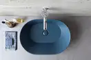 Раковина накладная на столешницу Simas Wave 60 х 42 см, navy matt (WA 02 navy matt) фото 4 Aquada.com.ua