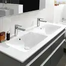 VILLEROY & BOCH Раковина двойная Villeroy-Boch Venticello 130х50 см (4111DL01) фото 2 Aquada.com.ua