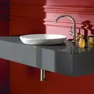 Раковина полувстраиваемая на столешницу Villeroy & Boch Loop & Friends d=38 см (41180101) фото 2 Aquada.com.ua